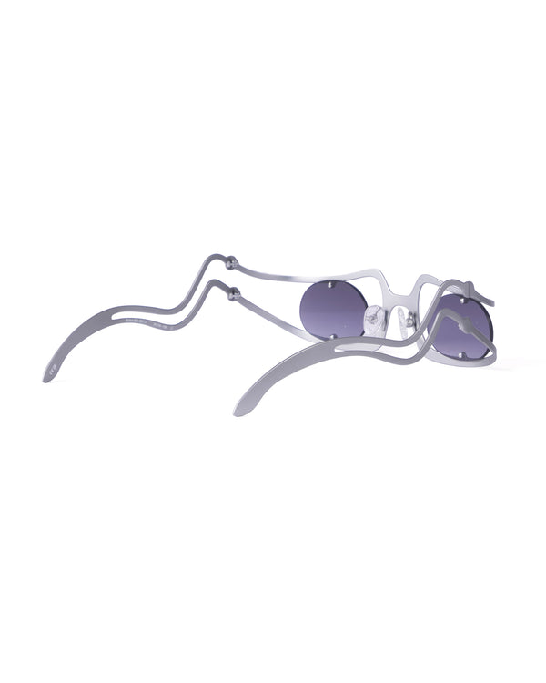 Henrik Vibskov | Robyn Glasses Metallic - Concrete