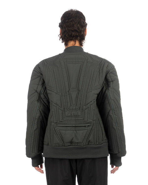 adidas Y-3 | Quilted Bomber Jacket Utility Ivory - Concrete