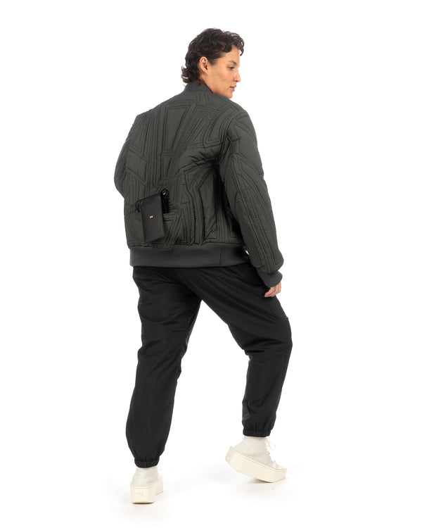 adidas Y-3 | Quilted Bomber Jacket Utility Ivory - Concrete