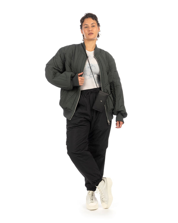 adidas Y-3 | Quilted Bomber Jacket Utility Ivory - Concrete