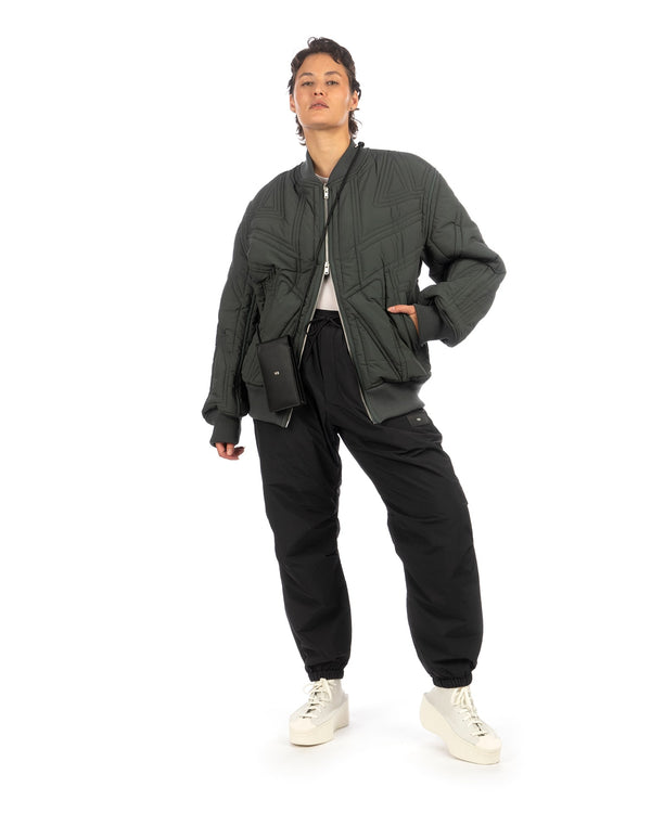 adidas Y-3 | Quilted Bomber Jacket Utility Ivory - Concrete