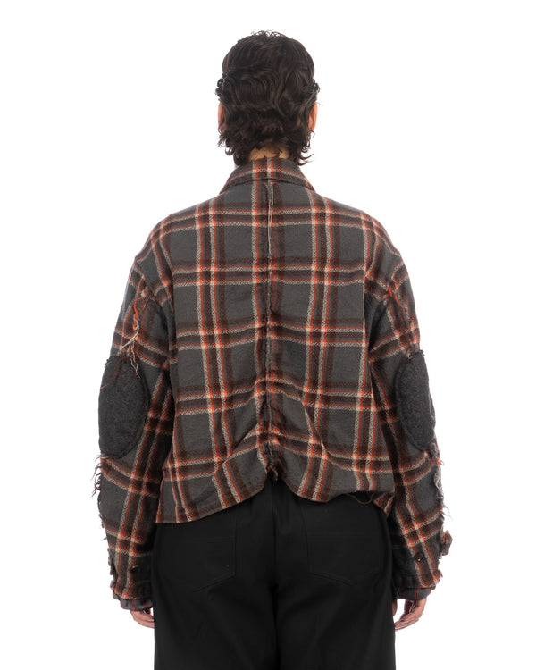 FACETASM | W Shrunken Jacket Charcoal - Concrete