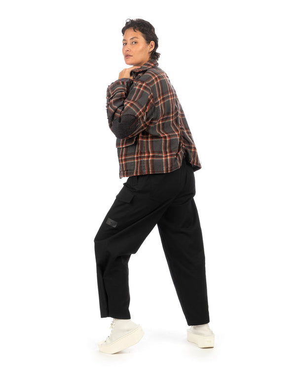 FACETASM | W Shrunken Jacket Charcoal - Concrete
