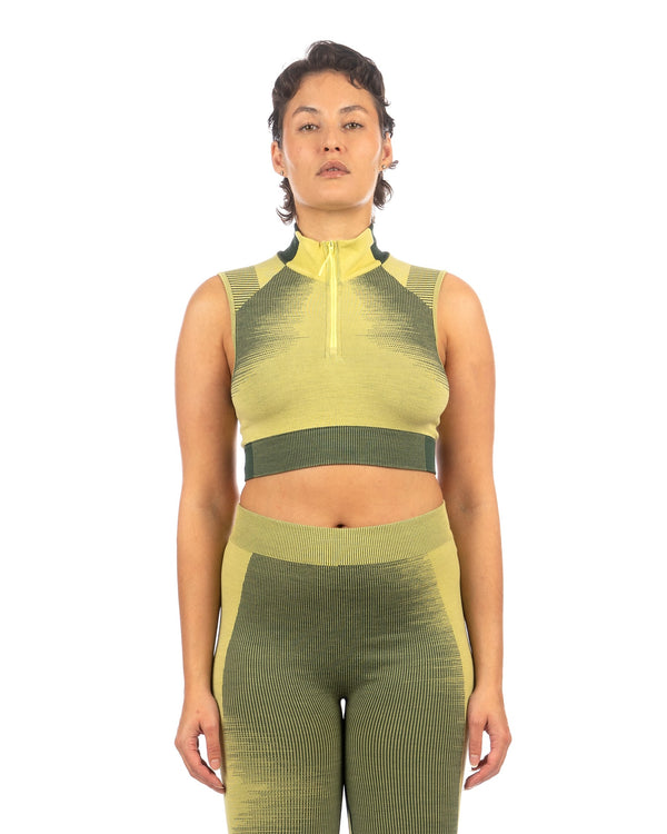 adidas Y-3 | W Engineered Crop Top Blush Yellow - IQ2151 - Concrete
