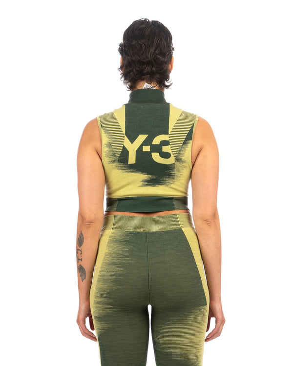 adidas Y-3 | W Engineered Crop Top Blush Yellow - IQ2151 - Concrete