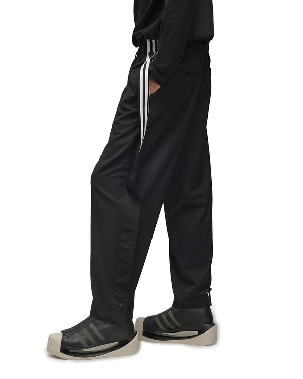 adidas Y-3 | Refined Wool 3STP Track Pants Black - Concrete