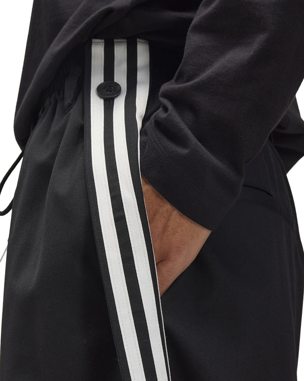 adidas Y-3 | Refined Wool 3STP Track Pants Black - Concrete