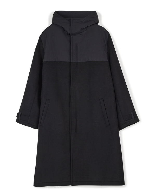 adidas Y-3 | Mellton Coat Black - Concrete