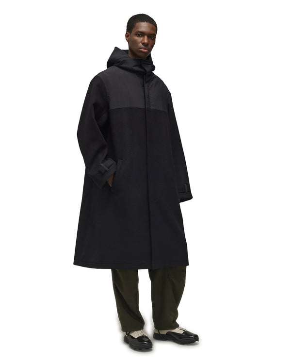 adidas Y-3 | Mellton Coat Black - Concrete