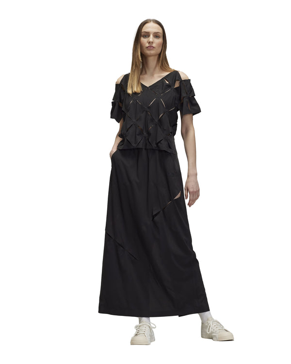 adidas Y-3 | Long Skirt Black - Concrete