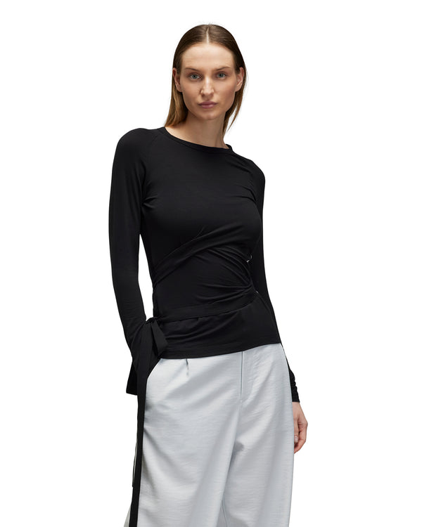 adidas Y-3 | W TNC Long Sleeve T-Shirt Black - Concrete
