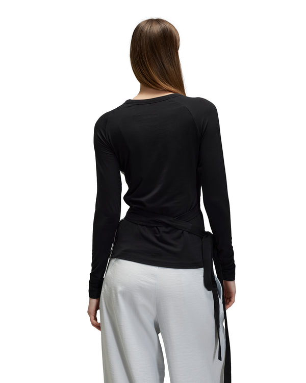 adidas Y-3 | W TNC Long Sleeve T-Shirt Black - Concrete