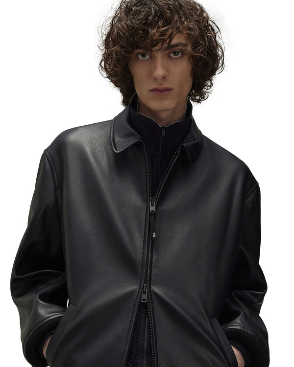 adidas Y-3 | Pleather Jacket Black - Concrete