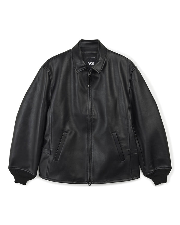 adidas Y-3 | Pleather Jacket Black - Concrete