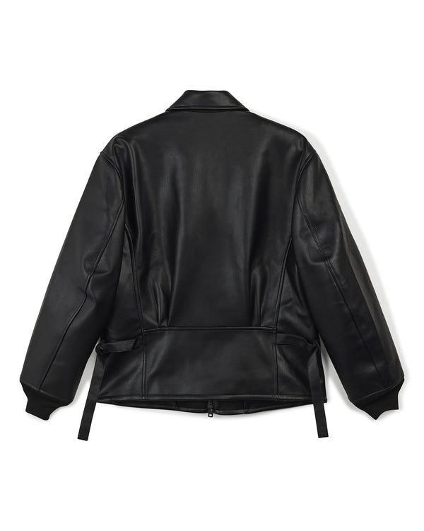 adidas Y-3 | Pleather Jacket Black - Concrete