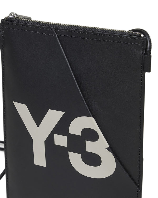 adidas Y-3 | Leather Cross Body Black - Concrete