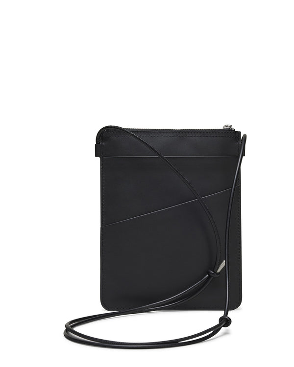 adidas Y-3 | Leather Cross Body Black - Concrete