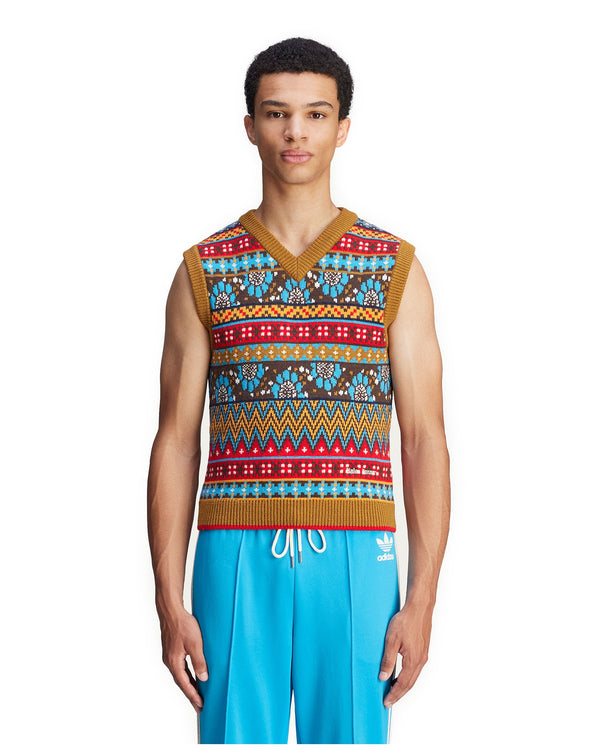 adidas | x Wales Bonner Knit Vest Multi - Concrete