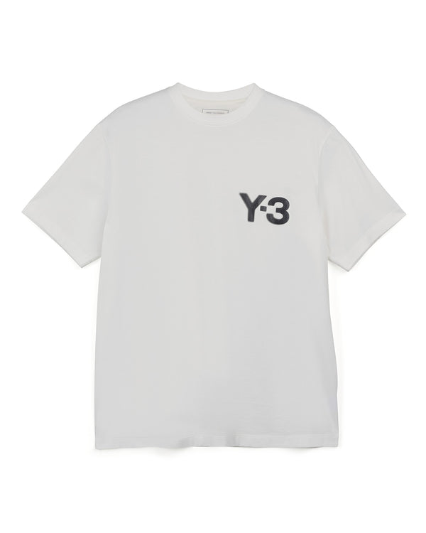 adidas Y-3 | Logo T-Shirt Core White - Concrete