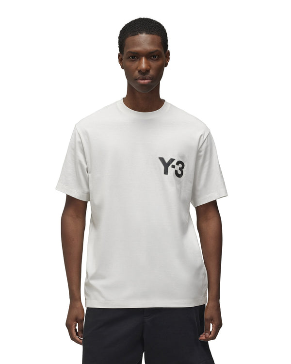 adidas Y-3 | Logo T-Shirt Core White - Concrete
