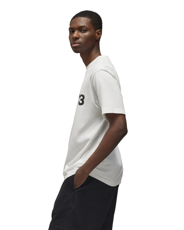 adidas Y-3 | Logo T-Shirt Core White - Concrete