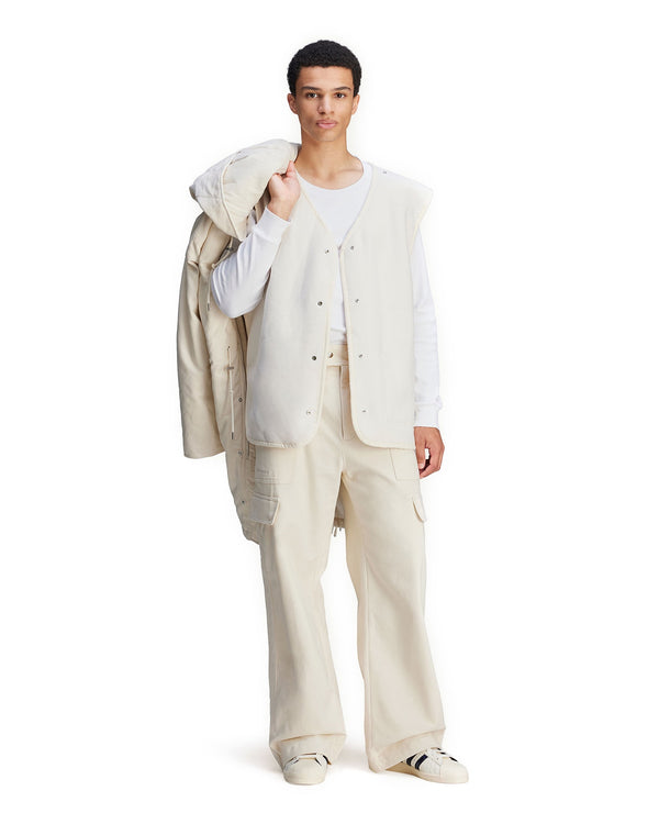 adidas | x Wales Bonner Coach Coat Wonder White - Concrete