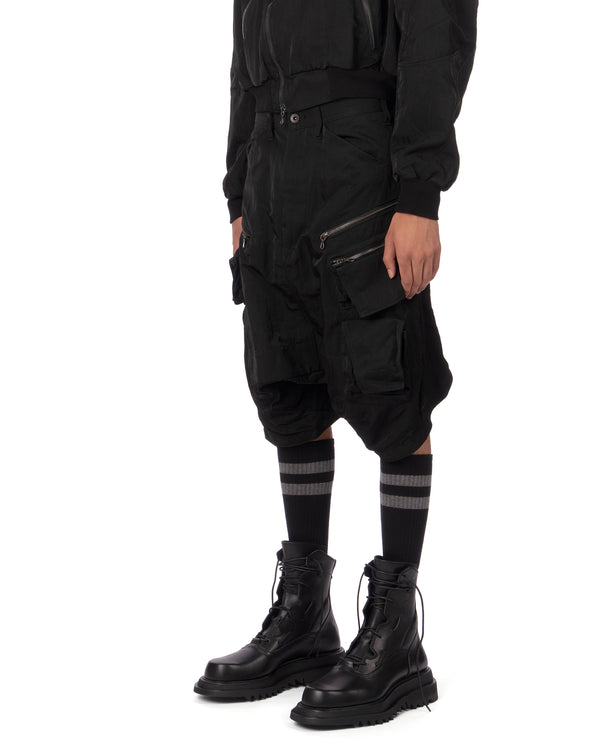 _JULIUS | Tactical Kite Pants Black - Concrete