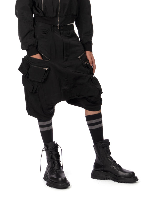 _JULIUS | Tactical Kite Pants Black - Concrete