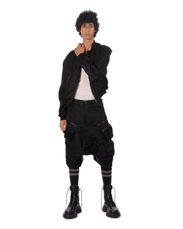 _JULIUS | Tactical Kite Pants Black - Concrete