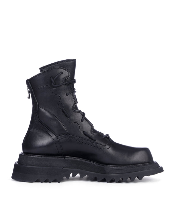 _JULIUS | Mechanical Boots Black - Concrete