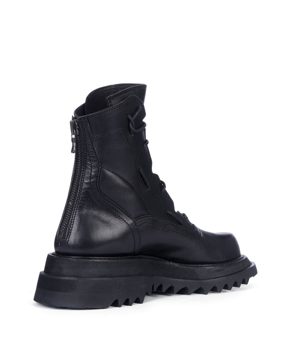 _JULIUS | Mechanical Boots Black - Concrete