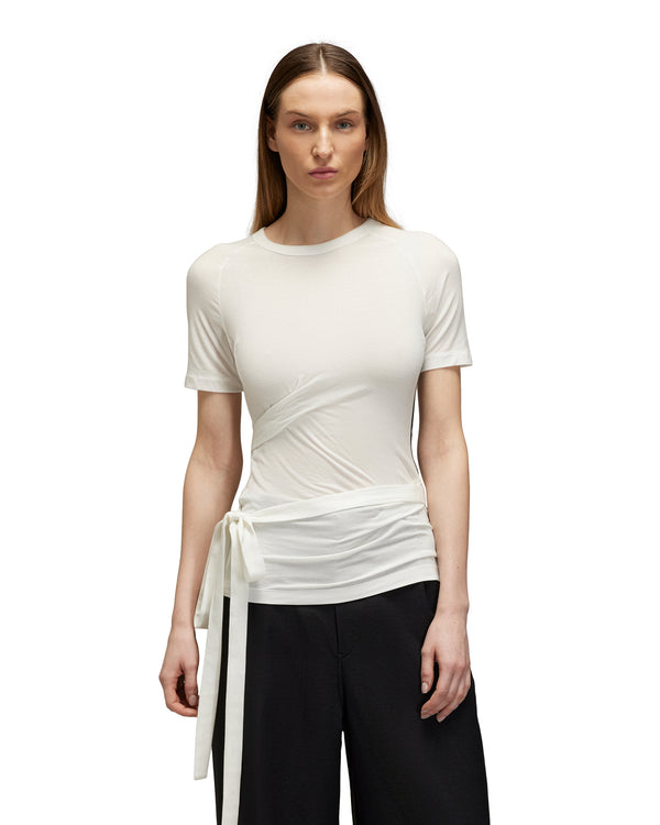 adidas Y-3 | W TNC Short Sleeve T-Shirt White - Concrete
