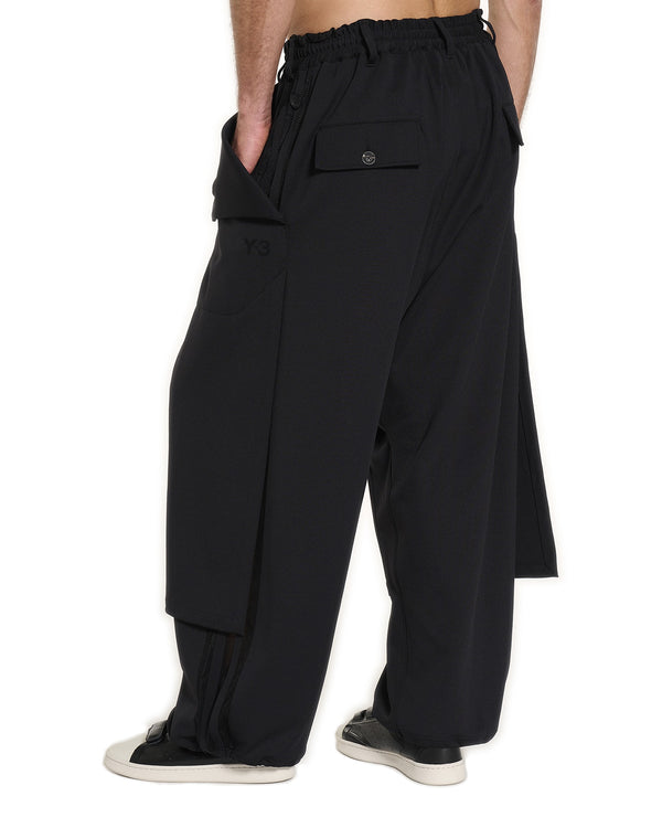 adidas Y-3 | Mesh 3-Stripes Openheim Track Pants Black - Concrete