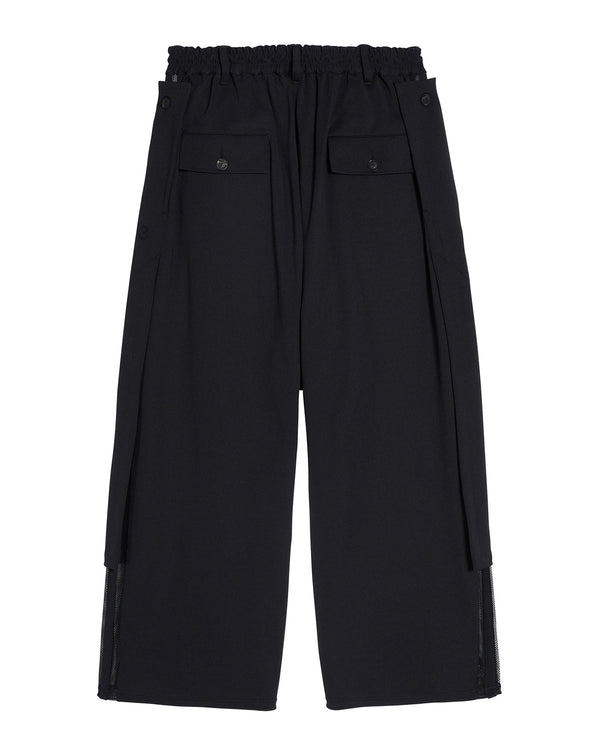 adidas Y-3 | Mesh 3-Stripes Openheim Track Pants Black - Concrete