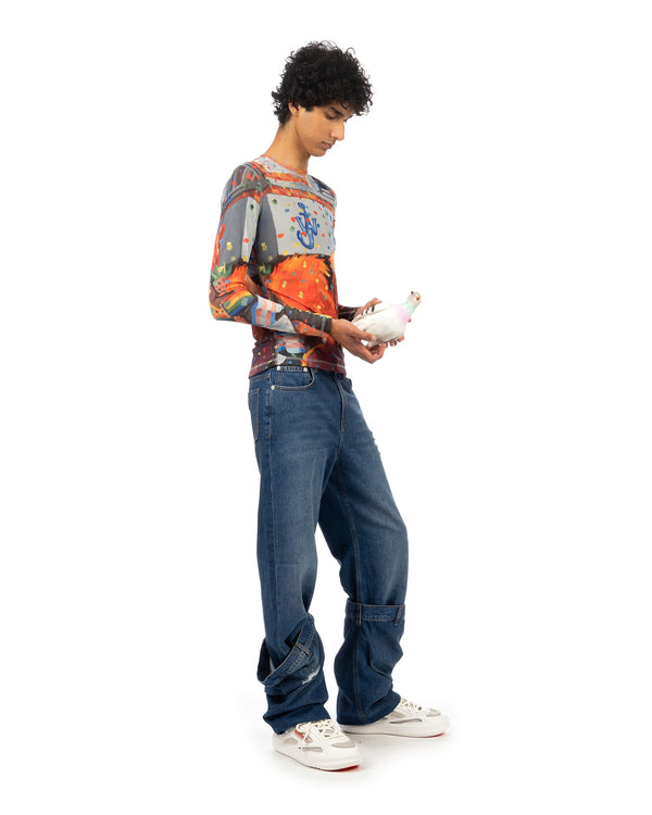 JW Anderson | Bucket Jeans Light Blue - Concrete