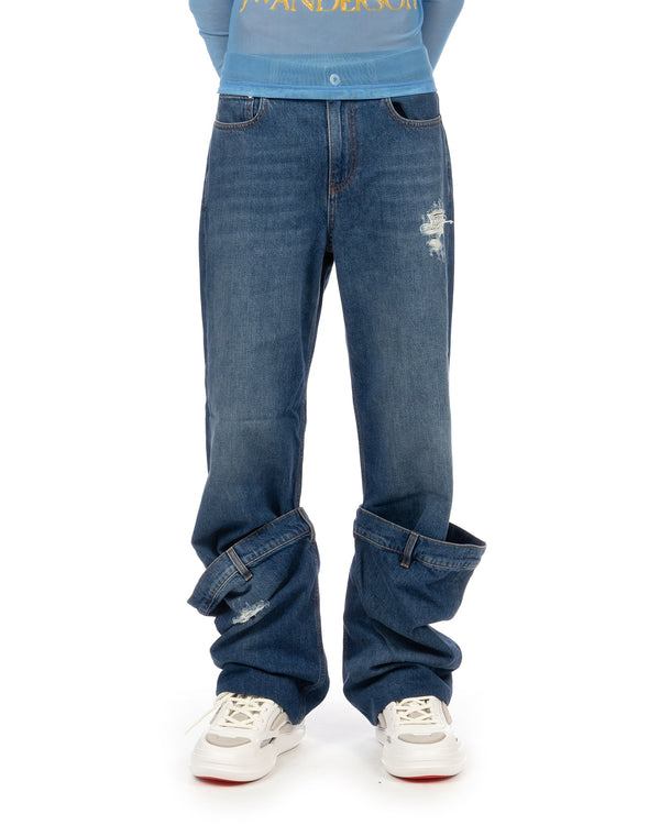 JW Anderson | Bucket Jeans Light Blue - Concrete