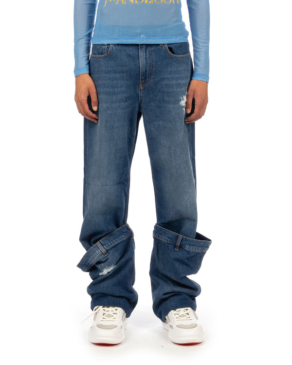 JW Anderson | Bucket Jeans Light Blue - Concrete
