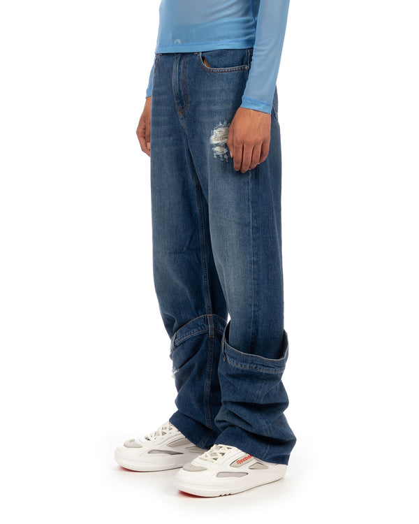 JW Anderson | Bucket Jeans Light Blue - Concrete