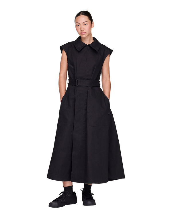 adidas Y-3 | W UT Twill Dress Black - Concrete