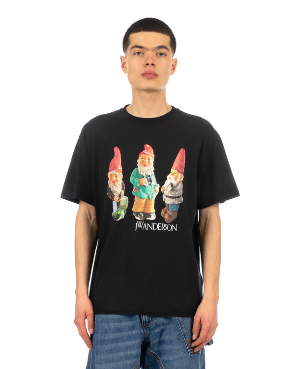 JW Anderson | Gnome Trio T-Shirt Black - Concrete