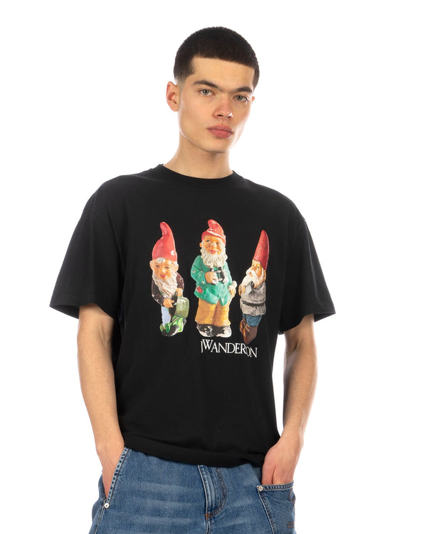 JW Anderson | Gnome Trio T-Shirt Black - Concrete