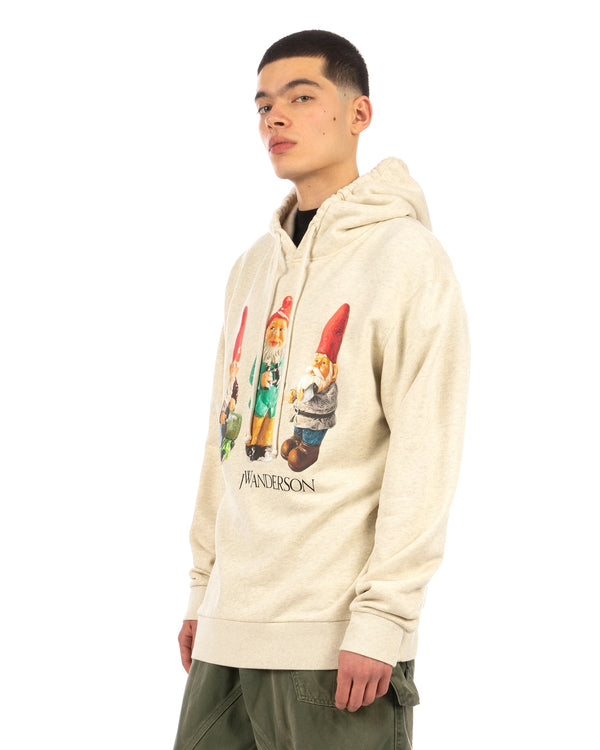 JW Anderson | Gnome Trio Hoodie Oatmeal - Concrete