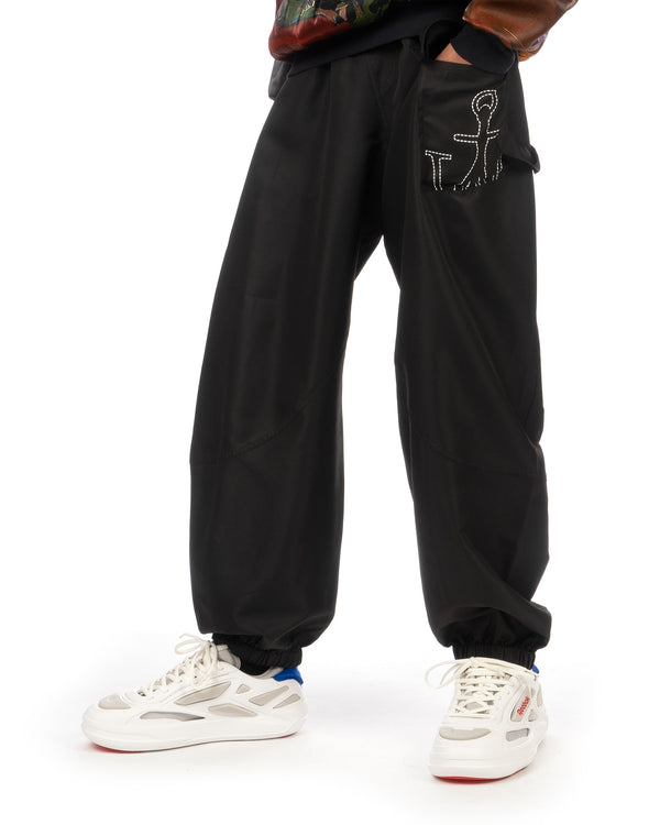 JW Anderson | Twisted Joggers Black - Concrete