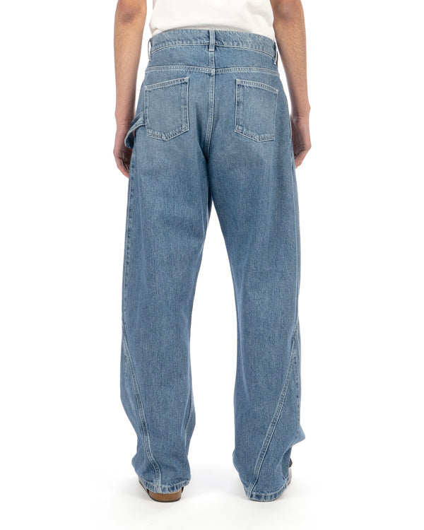 JW Anderson | Twisted Workwear Jeans Light Blue - Concrete