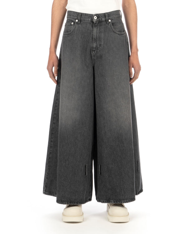 JW Anderson | Buckled Cuff Jeans Grey - Concrete
