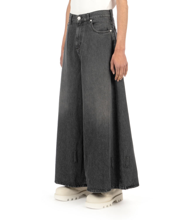 JW Anderson | Buckled Cuff Jeans Grey - Concrete