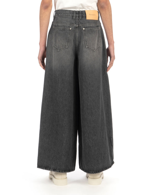 JW Anderson | Buckled Cuff Jeans Grey - Concrete