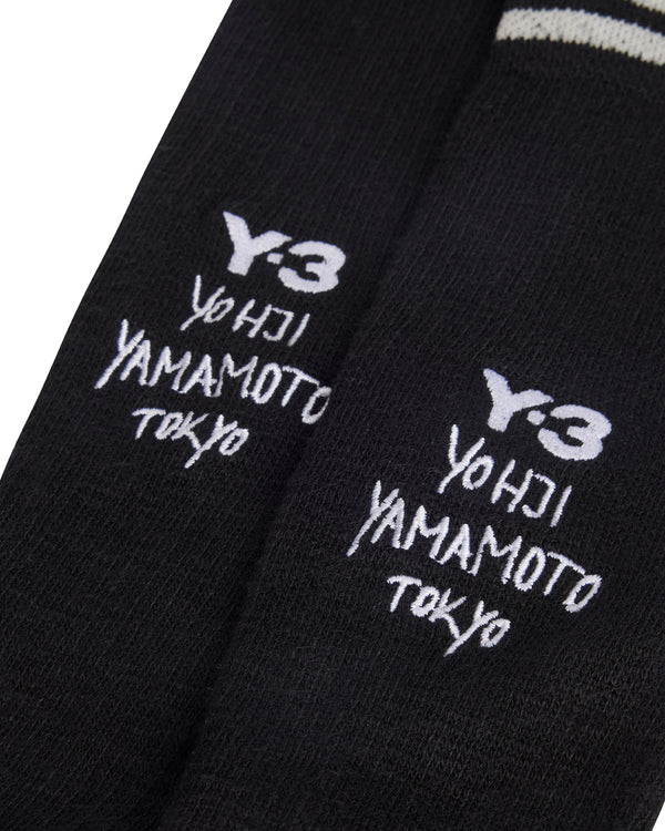 adidas Y-3 | Y-3 Heritage High Socks Black - Concrete