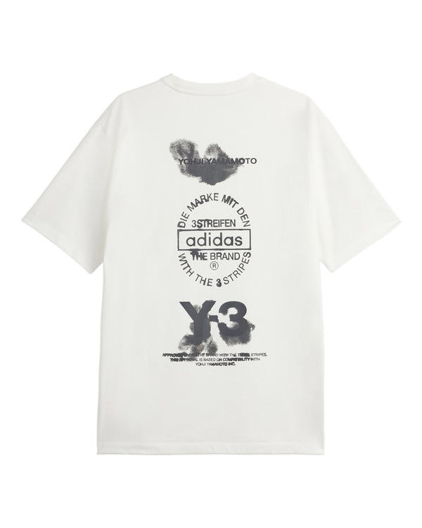 adidas Y-3 | GFX Graphic Short Sleeve T-Shirt White - Concrete