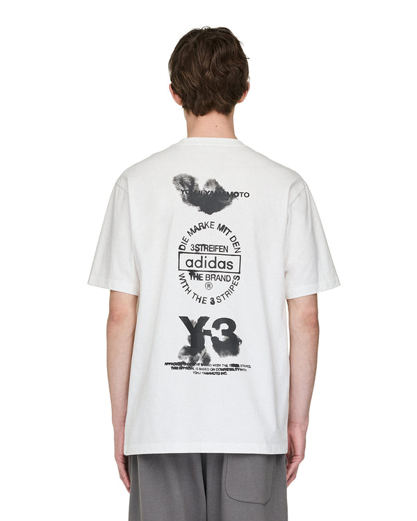 adidas Y-3 | GFX Graphic Short Sleeve T-Shirt White - Concrete